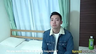 Groped gay asian twink